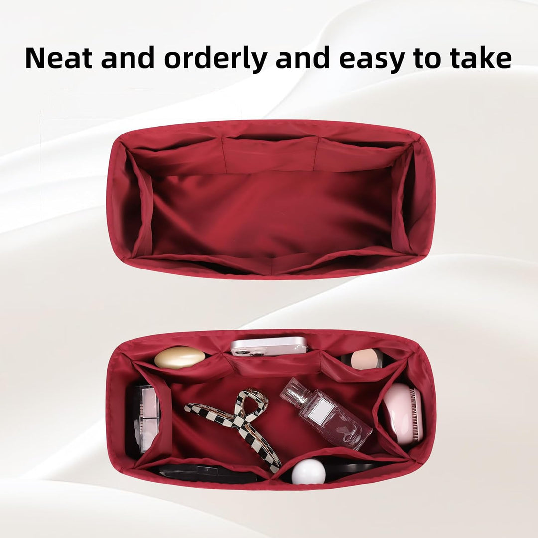 DGAZ Handtaschen Organizer Einsatz für OnTheGo PM/MM/GM Tasche, Seide Tasche in Tasche Organizer, Lu