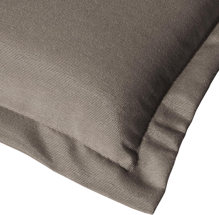 Beautissu 4er Set Gartenstuhlauflage Hochlehner Sitzpolster mit Schaumkern | 120x50x6cm Taupe weiche