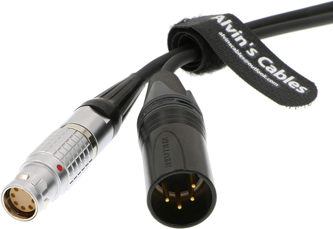 Alvin's Cables XLR 4 Pin Stecker auf 2B 8 Pin Buchse Stromkabel für Alexa Mini oder Amira