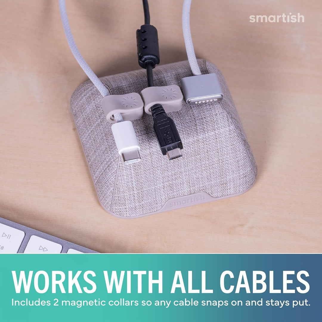 Magnet Seide Kabel Manager €“ Magnet Boden Kabel Wrangler Kordel Organizer für Ihre Nachttisch Cable