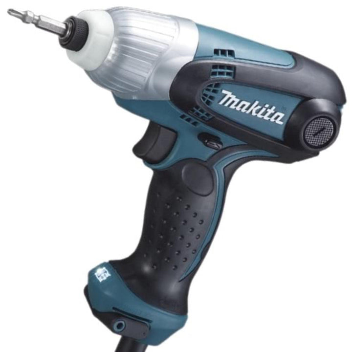 Makita TD0101F Schlagschrauber 1/4" Innensechskant, Schwarz, Blau