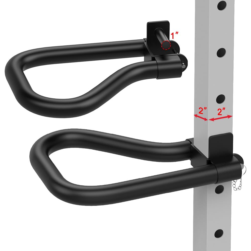 Kipika Power-Rack-Zubehör für 5/8" und 1" Löcher - Hochbelastbare Heimfitnessausrüstung für 2x2 oder