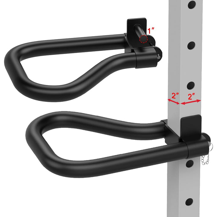 Kipika Power-Rack-Zubehör für 5/8" und 1" Löcher - Hochbelastbare Heimfitnessausrüstung für 2x2 oder