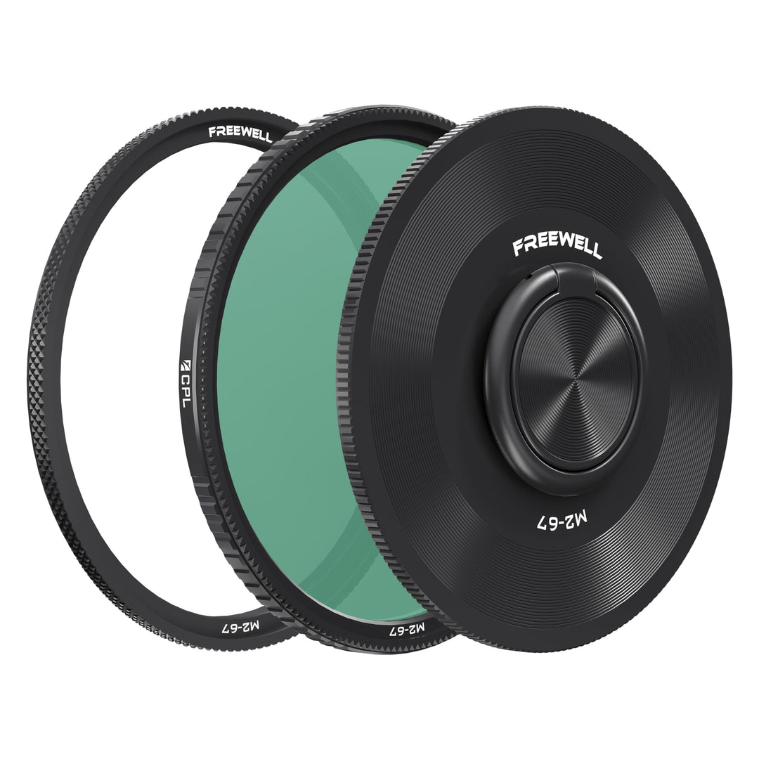 Freewell 67 mm Zirkular-Polarisator (CP) Kamerafilter, kompatibel mit der M2-Serie 67MM CPL, 67MM CP