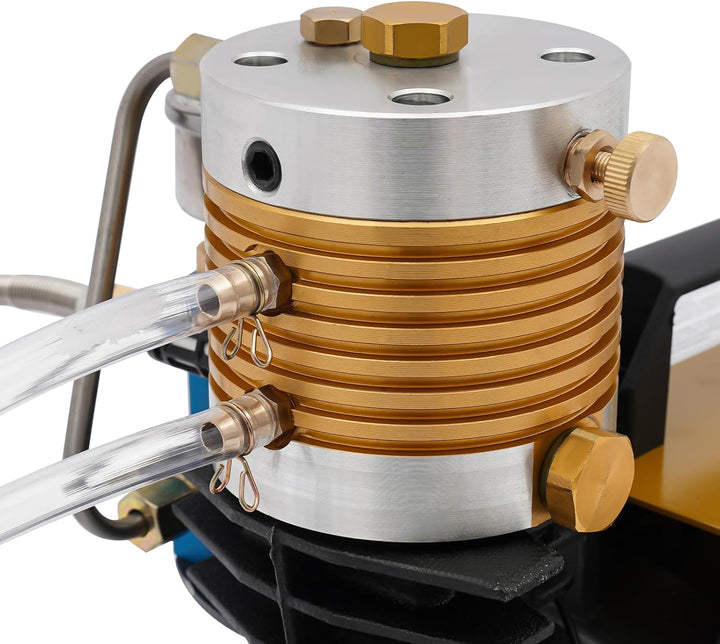 1800W Hochdruck-Luftpumpe 220V Luftkompressorpumpe mit Externen Öl- und Wasserabscheider 0-30Mpa Vor