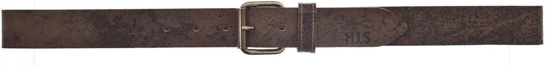 H.I.S 35mm Leather Belt W110 Dark Brown - kürzbar