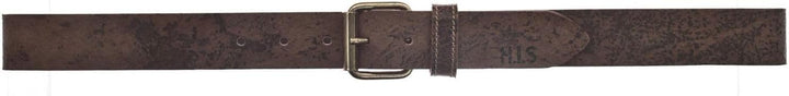 H.I.S 35mm Leather Belt W110 Dark Brown - kürzbar