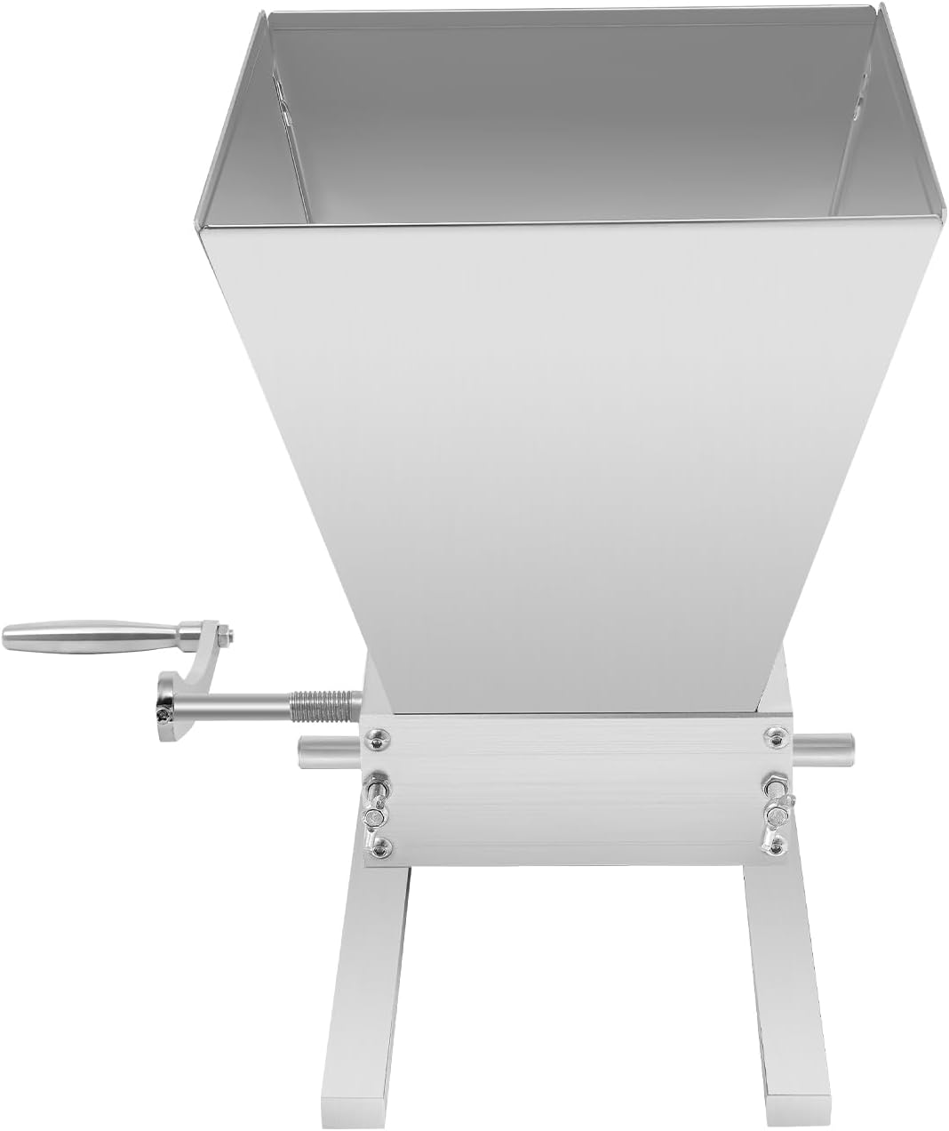 4L Malzmühle Schrotmühle, Getreidequetsche Malzmühle mit Kurbelgriff, Manuelle Getreidemühle Edelsta