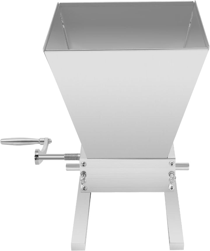 4L Malzmühle Schrotmühle, Getreidequetsche Malzmühle mit Kurbelgriff, Manuelle Getreidemühle Edelsta
