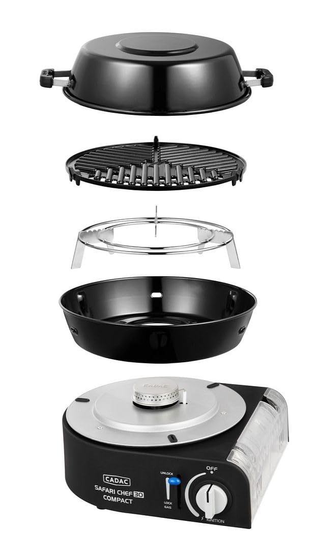 CADAC - Safari Chef Compact 30 lite - Stahl - Alumimium - Kunststoff - Gas Barbecue, Compact 30 lite
