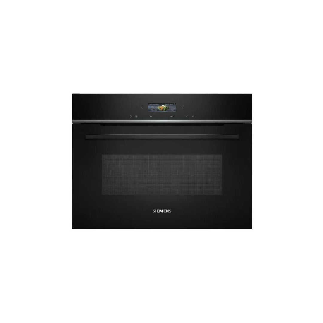 Siemens CE732GXB1 iQ700 Einbau-Mikrowelle, 60 x 45 cm, Schwarz, cookControl10 - Automatikprogramme,
