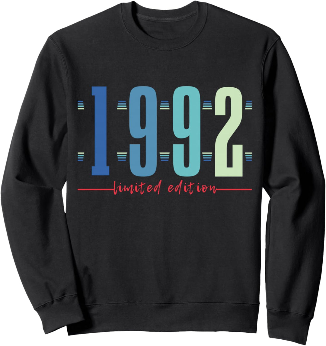 32. Geburtstag Mann Frau 32 Jahre 1992 Deko Lustig Geschenk Sweatshirt