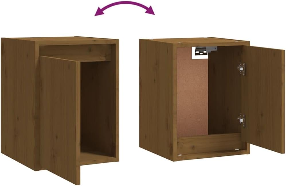 vidaXL 2X Wandschrank Hängeschrank TV Schrank Holzschrank TV Möbel Regal Aufbewahrung Wohnzimmer Büc