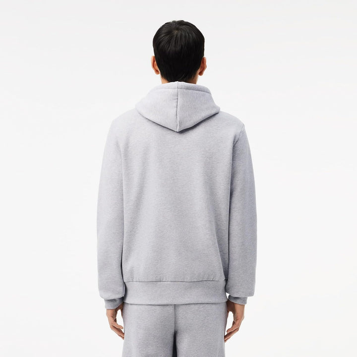 Lacoste Herren Sweatjacke SH9626, Männer Sweatshirt Reissverschluss,Regular Fit, Chinesisches Silber