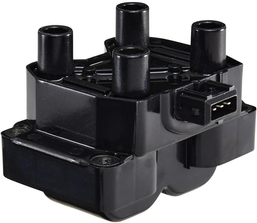 HELLA 5DA 193 175-691 Zündspule - 12V - 3-polig - Blockzündspule - geschraubt