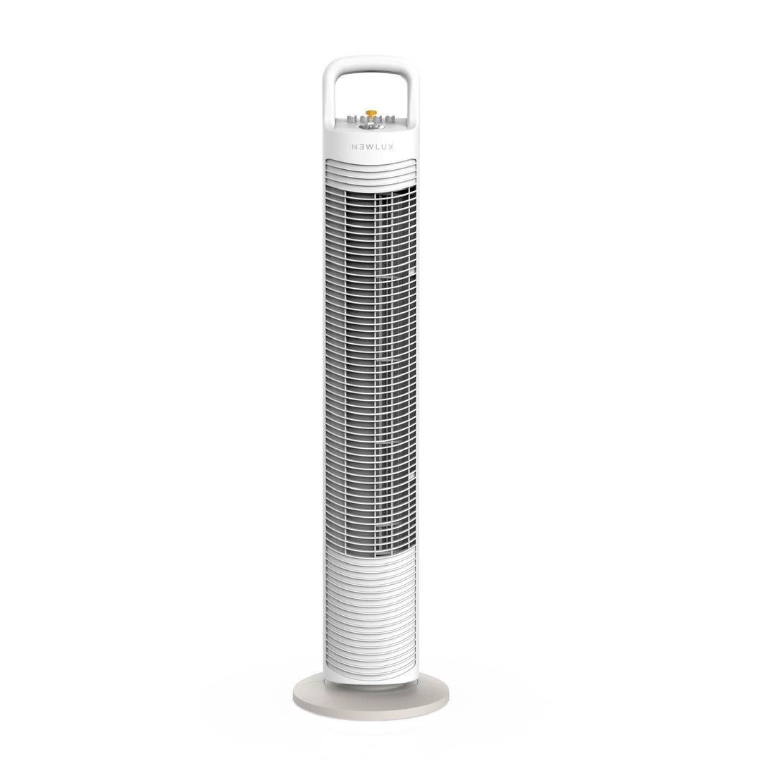 Newlux - Turmventilator ohne Flügel W80 (45W) 3 Geschwindigkeitsstufen, 70° Oszillation und Timer 12