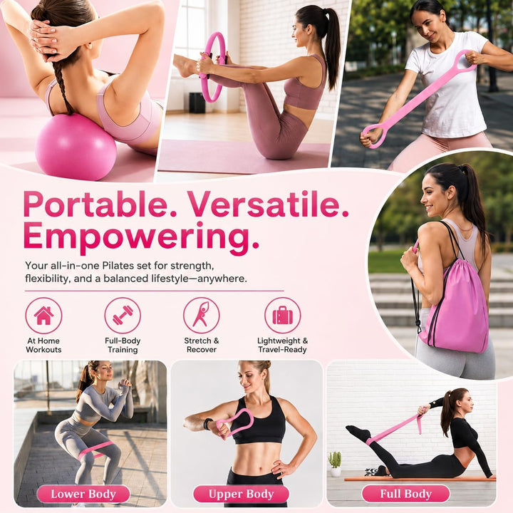 Pilates Set – Sanftes Trainingsset für Anfängerinnen Zuhause Pattern-02, Pattern-02
