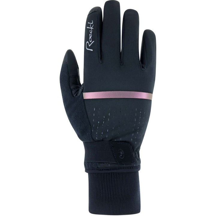 Roeckl Watou Damen Winter Fahrrad Handschuhe lang schwarz/pink 2023 Schwarz 6.5, Schwarz 6.5