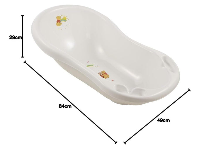 keeeper Disney Winnie Puuh Ergonomische Babywanne mit Stöpsel, Ab 0 bis ca. 12 Monate, 84 cm, Maria,
