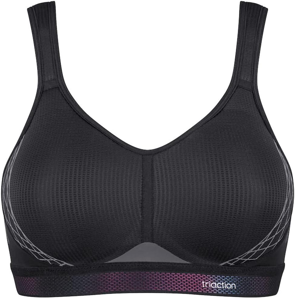 Triumph Damen Triaction Cardio Flow P Ex Bra 90D Schwarz, 90D Schwarz