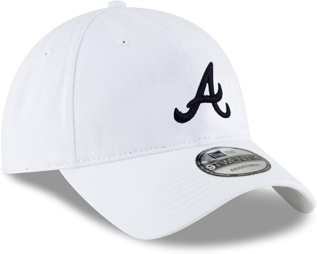 New Era 9Twenty Cap MLB Basecap Baseball Verstellbar Kappe #33-Braves-White-31675 Einheitsgrösse, #3