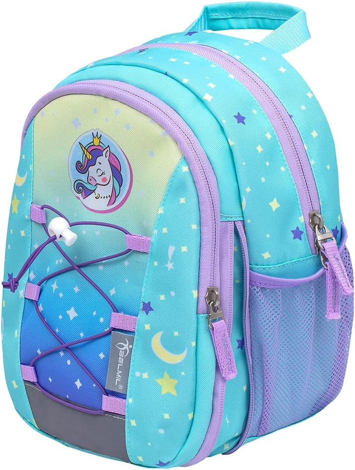 Belmil Kinderrucksack Mädchen für 1-3 Jährige - Super Leichte 290 g/Kindergarten/Krippenrucksack Kin