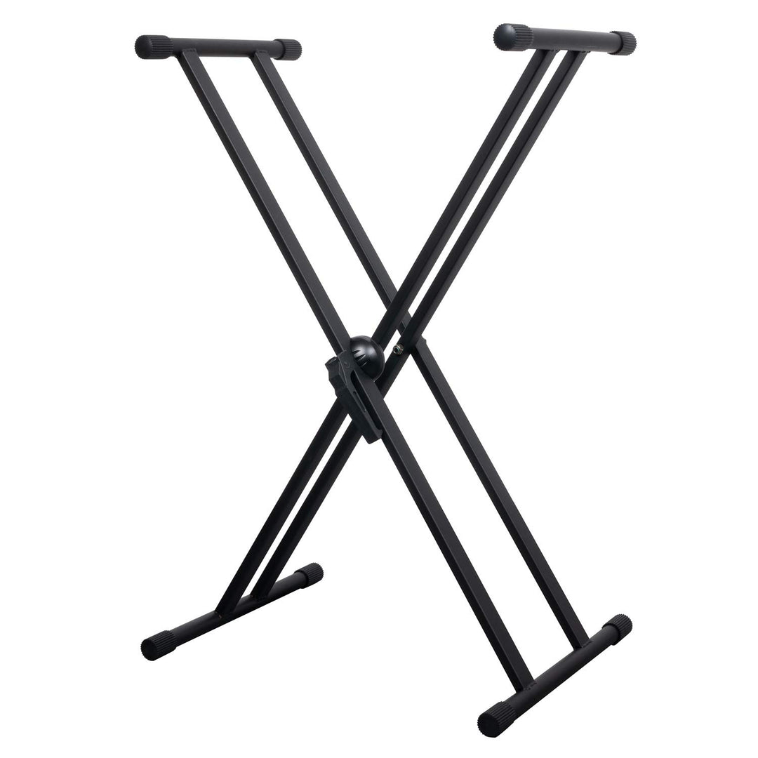 CASCHA Double X-Frame Keyboard Ständer höhenverstellbar aus Metall I Keyboard Stand Gestell für Keyb