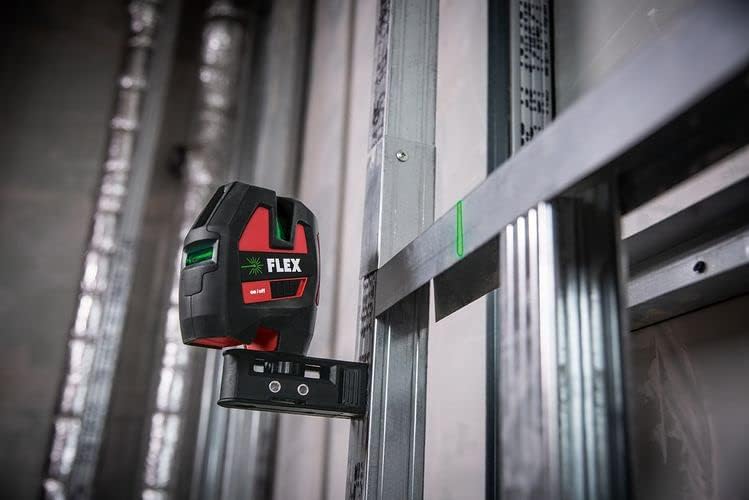 Flex Kreuzlinien Laser mit Empfängermodus (selbstnivellierend, horizontale + 2 vertikale Linien, Gen