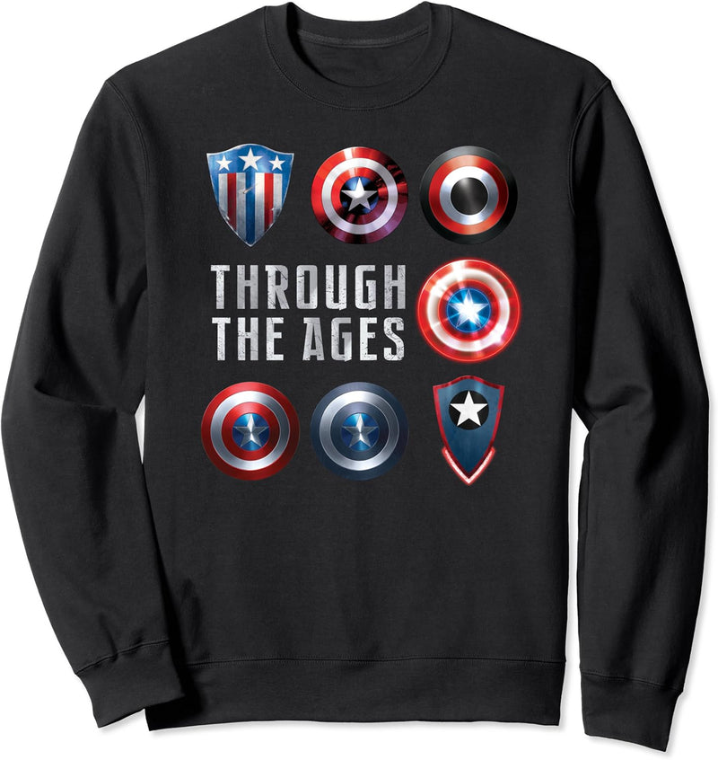 Marvel Captain America Shield Styles Sweatshirt