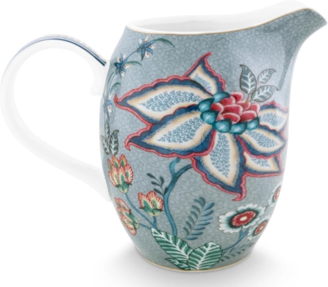 PiP Studio Jug Large Flower Festival Light Blue 950ml