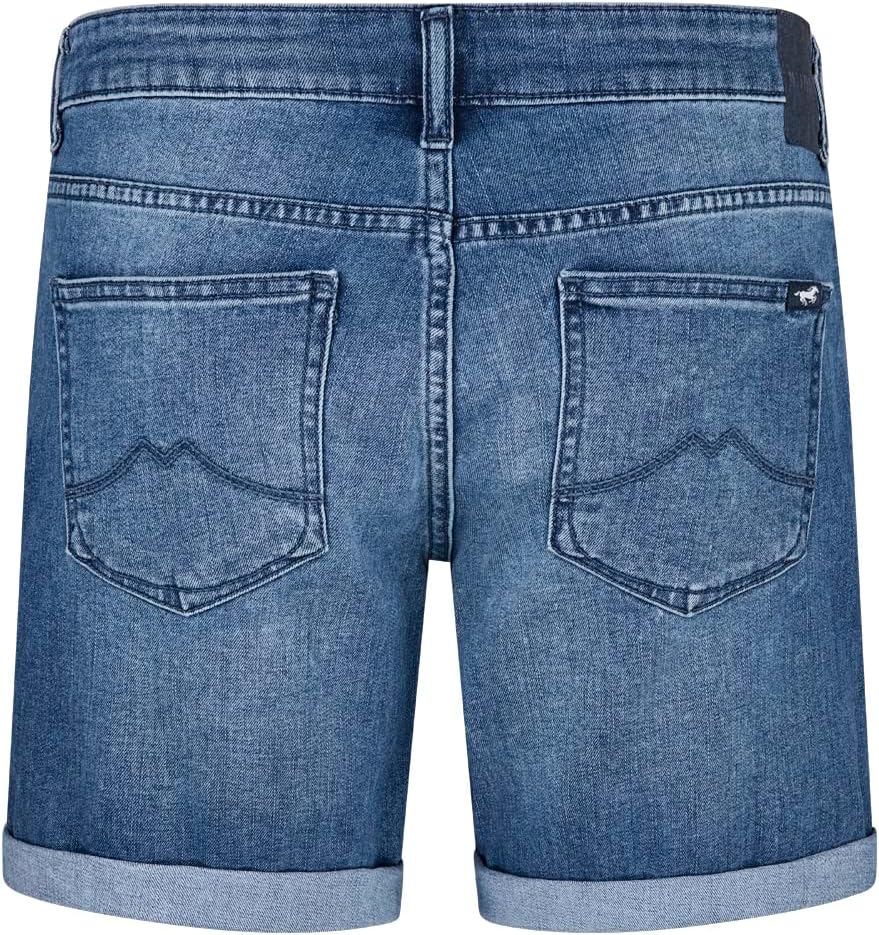 MUSTANG Damen Shorts Bermuda Kurze Jeans Hose Regular Jeansshorts Hotpants Basic Denim Stretch Baumw