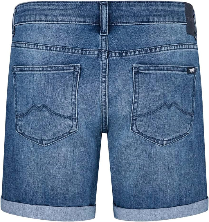 MUSTANG Damen Shorts Bermuda Kurze Jeans Hose Regular Jeansshorts Hotpants Basic Denim Stretch Baumw