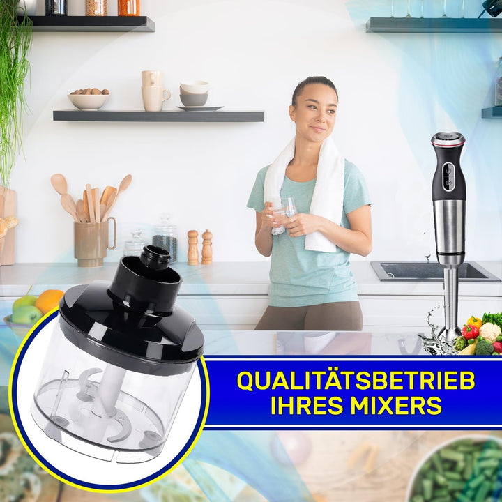 MONTERAL Blender Zerkleinerer für Stabmixer mit Originalcode 12043110 für Bosch MaxoMixx - Garantie