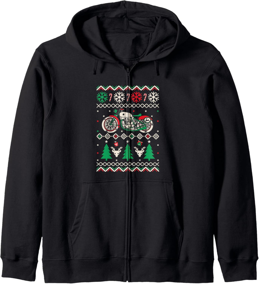 Christmas Motorcycle sweater design shirt Kapuzenjacke