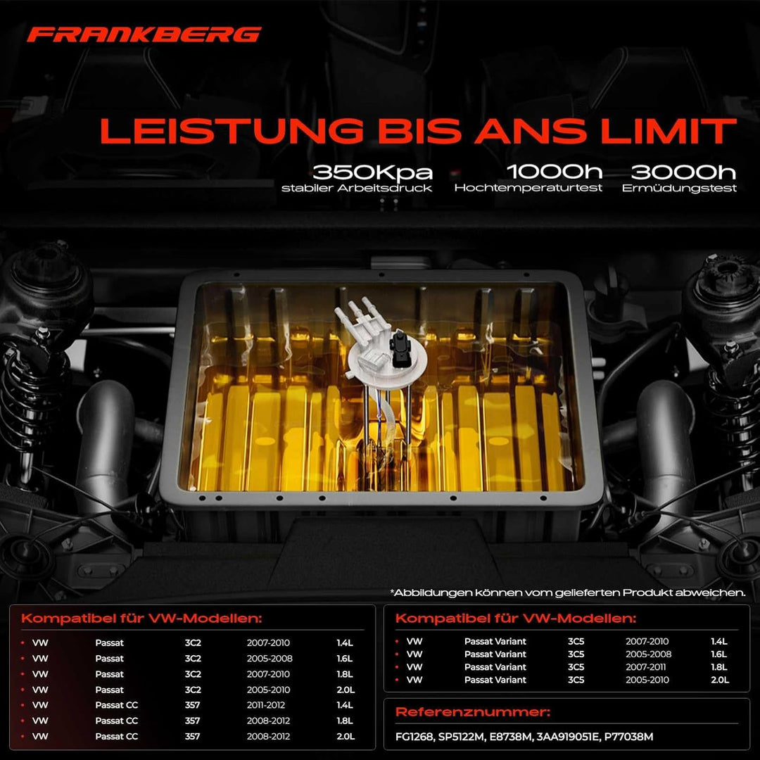 Kraftstoffpumpe Benzin für Fiesta V JH Fiesta V Van Fusion JU 1.2L 1.3L 1.4L 1.6L 2001-2012 1491778