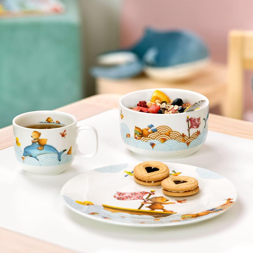3-tlg. Kindergeschirr Set HAPPY AS A BEAR Villeroy & Boch