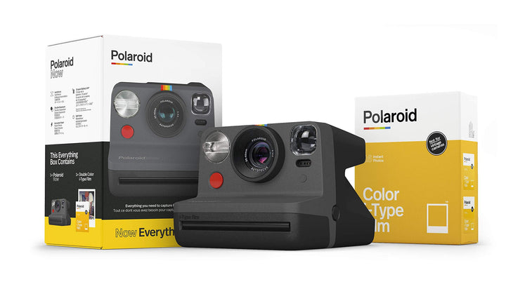 Everything Box Polaroid Now - Schwarz Schwarz Everything Box Kamera Color Film, Schwarz Everything B