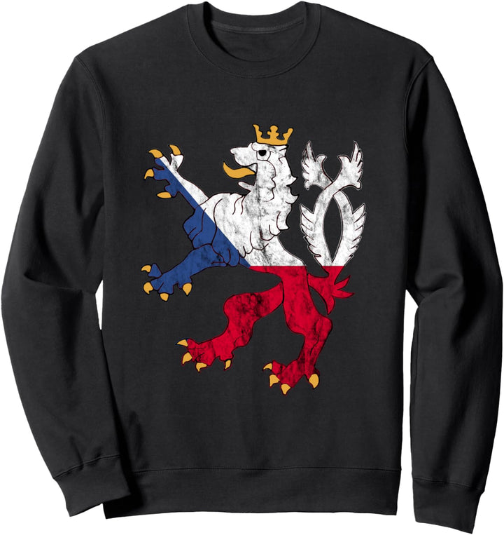 Tschechien Flagge Tschechischer Löwe Tscheche Czech Republic Sweatshirt