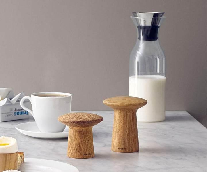 EVA SOLO | Salz&Pfefffermühle 11cm oak | Hochwertiges Mahlwerk von CrushGrind®, 25 Jahre Garantie au