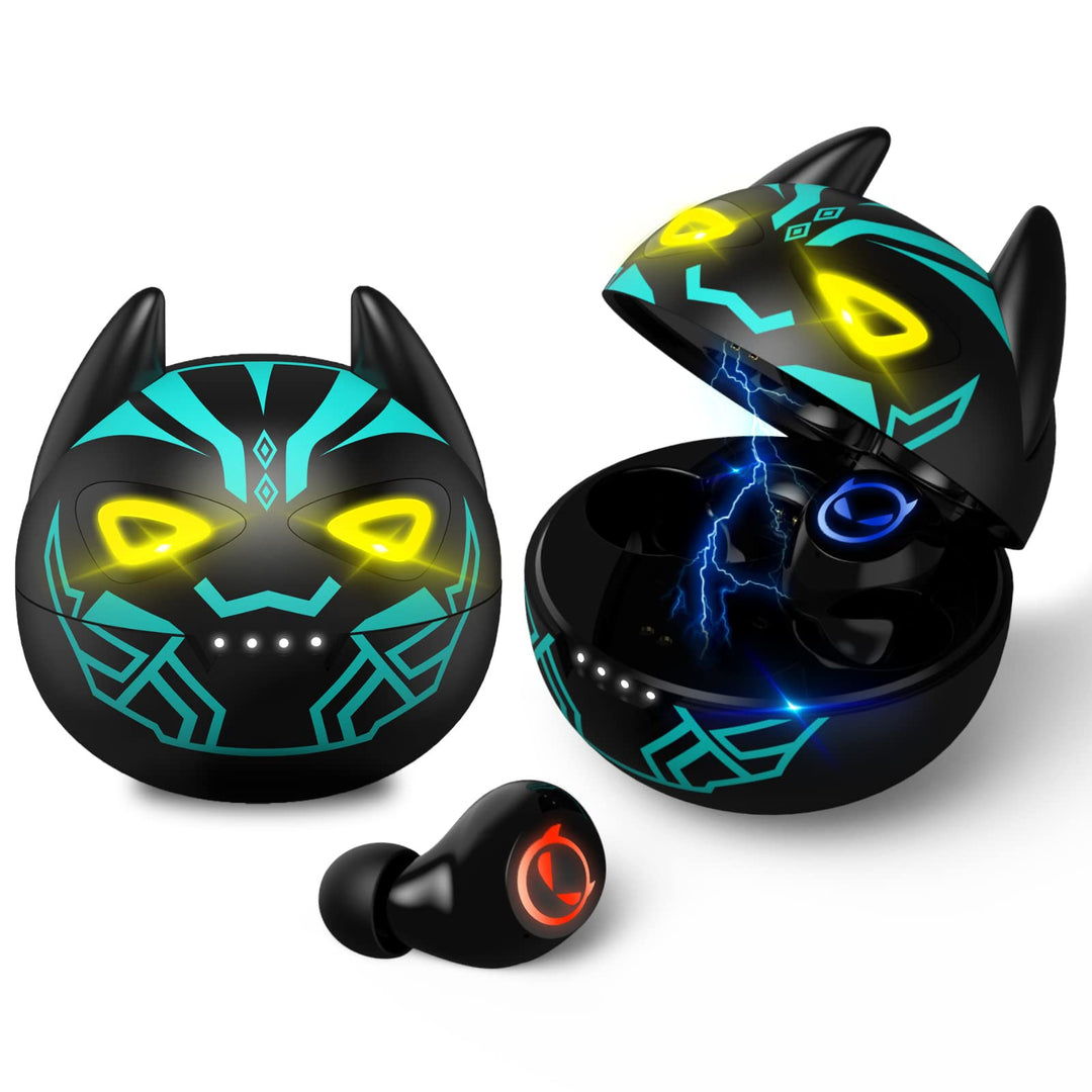 Bluetooth Headphones in Ear, Cute Headphones Wireless with Microphone and Charging Case, 32H Playtim