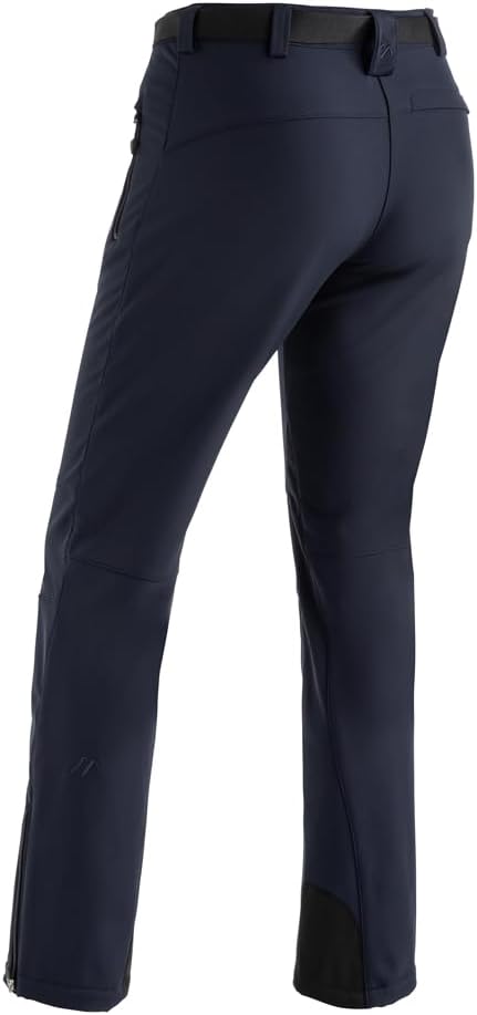 Maier Sports Tech Pants W, Warme Damen Wanderhose, Wasserabweisende Softshell-Outdoorhose für Trekki