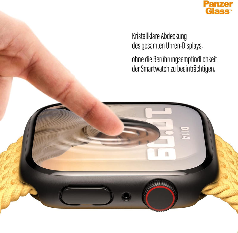 PanzerGlass™ Displayschutz Apple Watch 7/8 41mm - Schutz Case für Apple Watch Series 7/8 41mm - Full