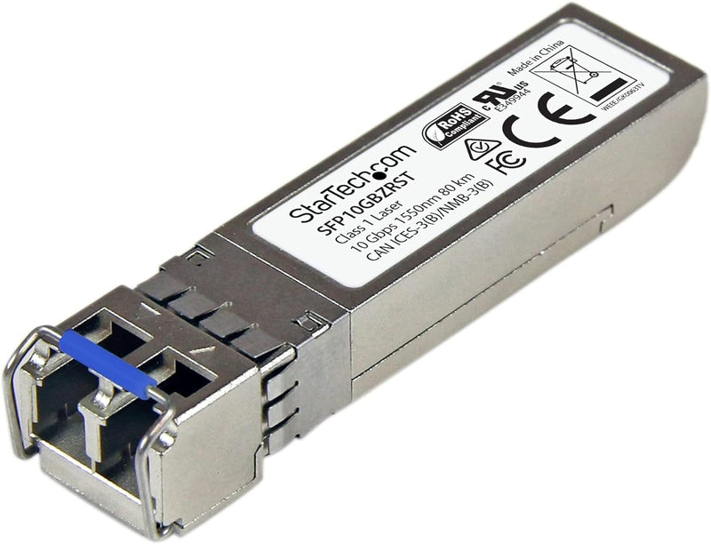 StarTech.com MSA konformes 10 Gigabit Glasfaser SFP+ Transceiver Modul - 10GBase-ZR - SM LC - 80 km