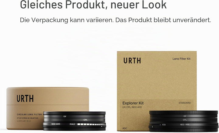 Urth 67 mm UV, Polfilter (CPL), ND2-400 Filter Kit 67mm, 67mm