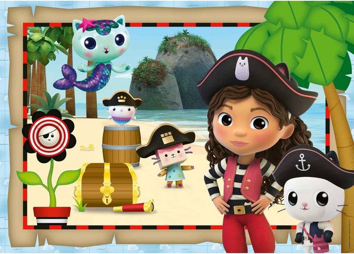 Ravensburger - Puzzle Gabby's Dollhouse B, Kollektion 24 Giant Boden, 24 Teile, Puzzle für Kinder, E