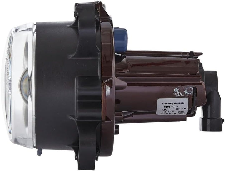 HELLA - Halogen/DE/FF-Hauptscheinwerfer - 90mm Performance - 12V - rund - Einbau - gehärtete Streusc