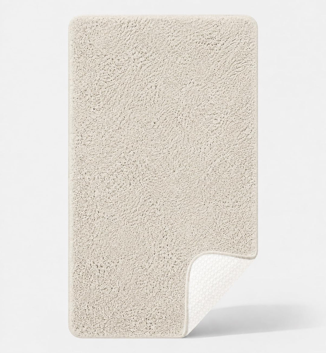 Brandsseller Badematte 70x120 cm Badezimmerteppich Badvorleger Badeteppich Beige 70x120 cm Beige, 70