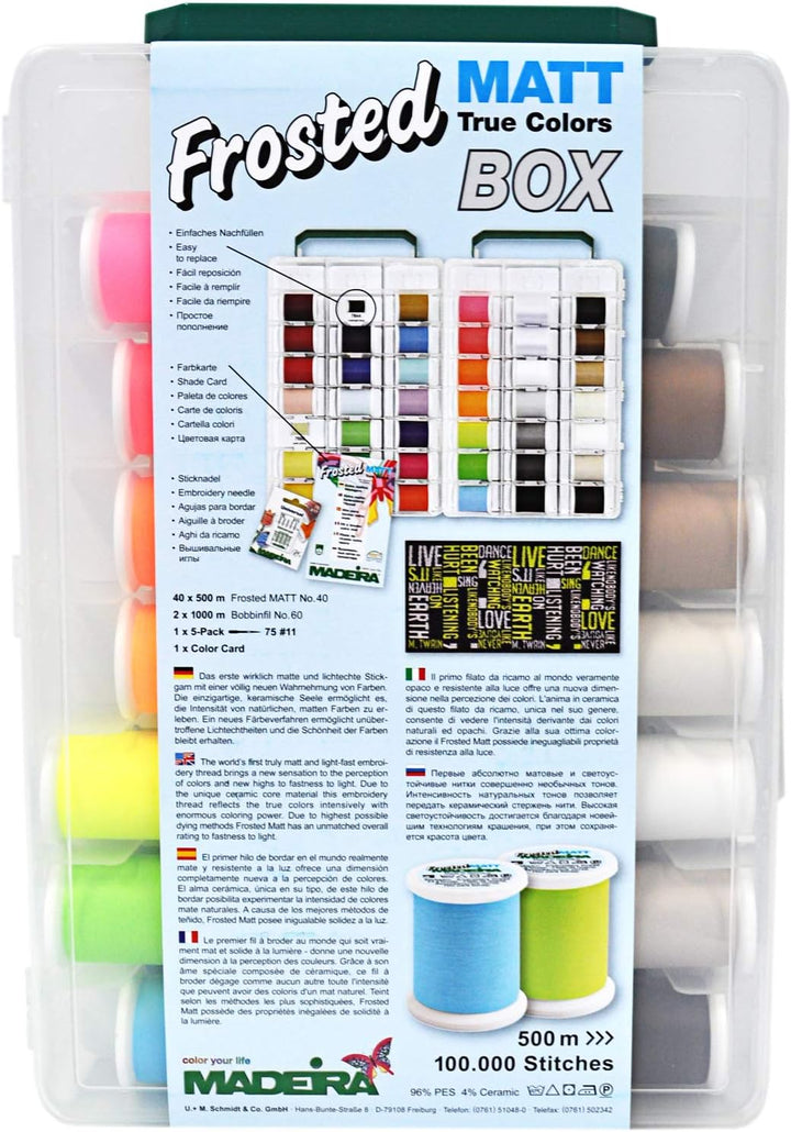 Madeira Stickgarn 8088 Frosted Matt Box