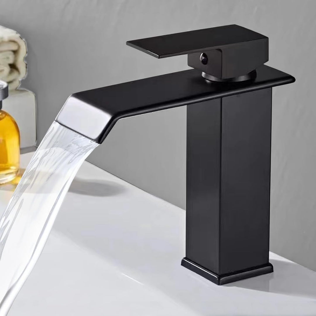 Wasserhahn Bad Waschtischarmaturen Wasserfall Wasserhahn Einhandbedienung Heiss & Kalt Dual Control