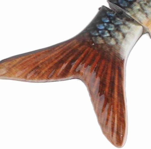 LED Angelköder, USB Wiederaufladbar, Elektronischer Swimbait-Hartköder, Mehrgliedrig, für Barsch, Fo